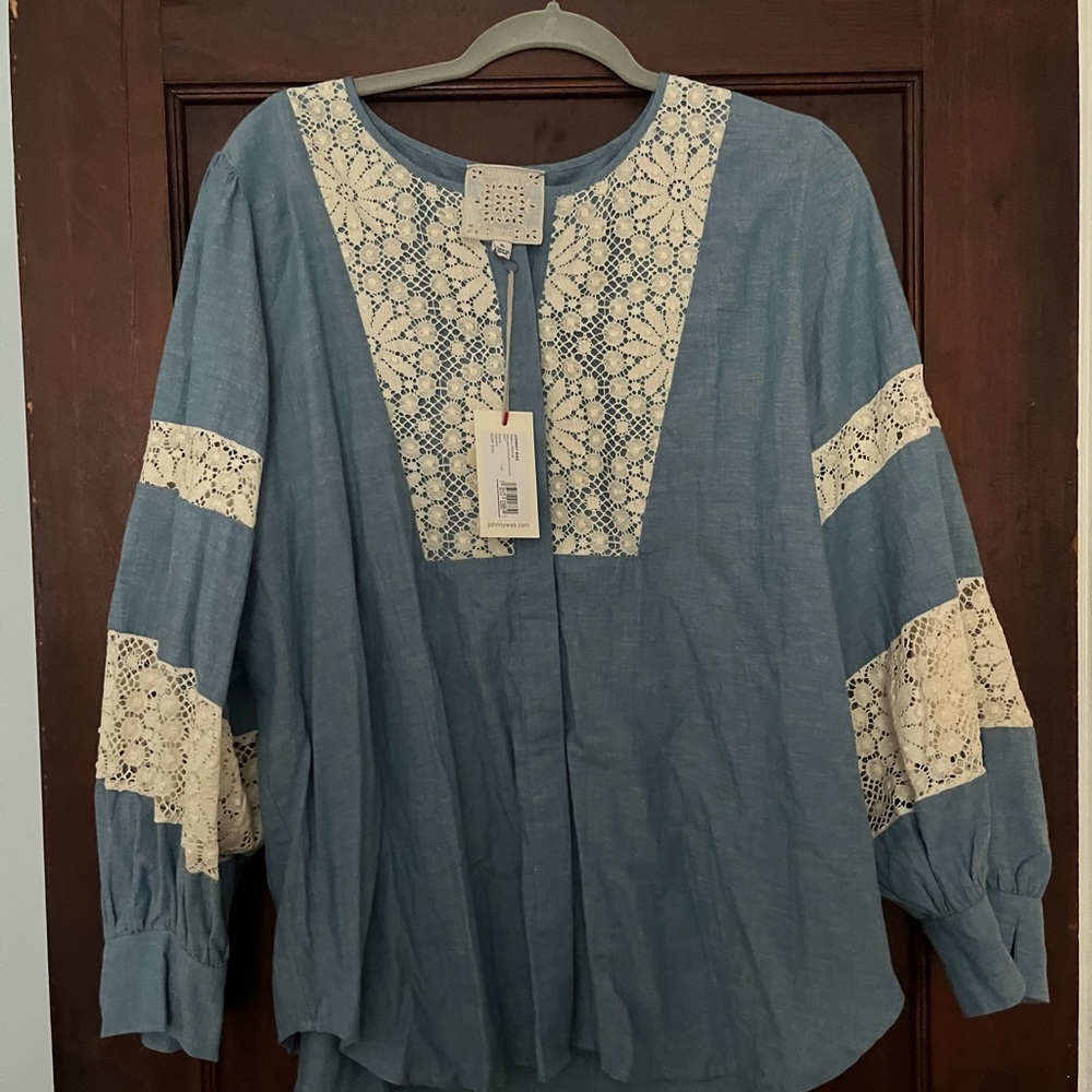 JOHNNYWAS, XL, Blue Chambray